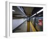 The New York City Subway.-Jon Hicks-Framed Photographic Print