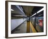 The New York City Subway.-Jon Hicks-Framed Photographic Print