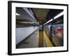 The New York City Subway.-Jon Hicks-Framed Photographic Print