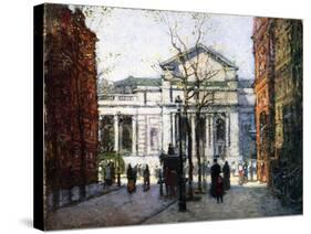 The New York Library-Paul Cornoyer-Stretched Canvas