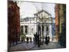 The New York Library-Paul Cornoyer-Mounted Giclee Print