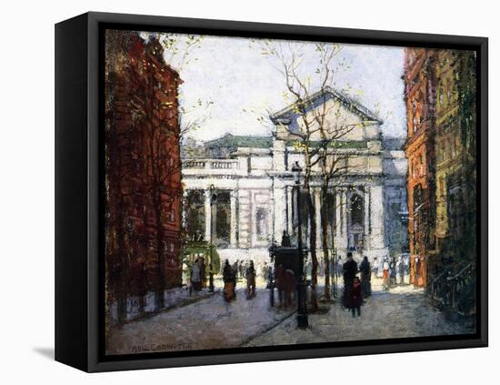 The New York Library-Paul Cornoyer-Framed Stretched Canvas