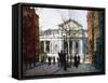 The New York Library-Paul Cornoyer-Framed Stretched Canvas