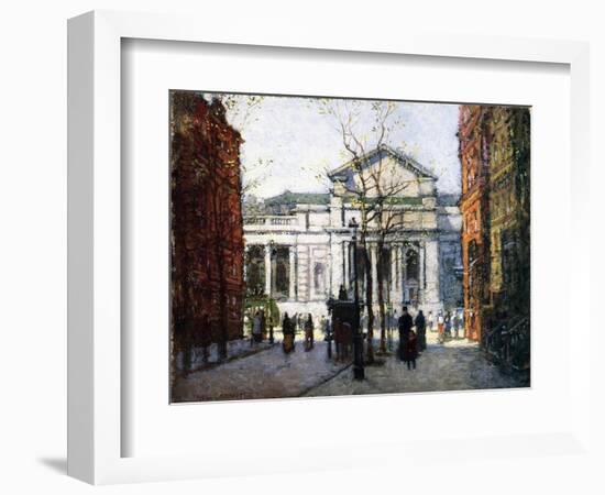 The New York Library-Paul Cornoyer-Framed Giclee Print