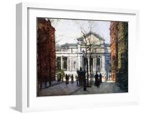 The New York Library-Paul Cornoyer-Framed Giclee Print