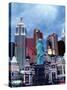 The New York New York Hotel in Las Vegas-null-Stretched Canvas