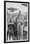 The New York of the Future as Imagined in 1911-Richard Rummell-Framed Art Print