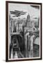 The New York of the Future as Imagined in 1911-Richard Rummell-Framed Art Print