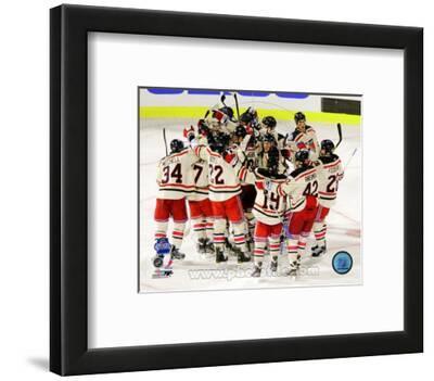 Framed Buffalo Sabres Winter Classic Team Photo Size: 12.5 x 15.5