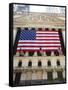 The New York Stock Exchange, Broad Street, Wall Street, Manhattan-Amanda Hall-Framed Stretched Canvas