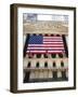 The New York Stock Exchange, Broad Street, Wall Street, Manhattan-Amanda Hall-Framed Photographic Print