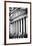 The New York Stock Exchange Building, Wall Street, Manhattan, NYC, White Frame-Philippe Hugonnard-Framed Photographic Print