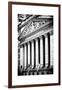 The New York Stock Exchange Building, Wall Street, Manhattan, NYC, White Frame-Philippe Hugonnard-Framed Photographic Print