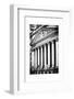 The New York Stock Exchange Building, Wall Street, Manhattan, NYC, White Frame-Philippe Hugonnard-Framed Photographic Print