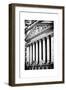 The New York Stock Exchange Building, Wall Street, Manhattan, NYC, White Frame-Philippe Hugonnard-Framed Photographic Print