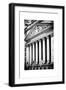 The New York Stock Exchange Building, Wall Street, Manhattan, NYC, White Frame-Philippe Hugonnard-Framed Photographic Print