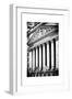 The New York Stock Exchange Building, Wall Street, Manhattan, NYC, White Frame-Philippe Hugonnard-Framed Photographic Print