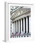 The New York Stock Exchange Building, Wall Street, Manhattan, NYC, White Frame-Philippe Hugonnard-Framed Art Print