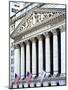 The New York Stock Exchange Building, Wall Street, Manhattan, NYC, White Frame-Philippe Hugonnard-Mounted Art Print