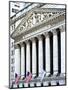 The New York Stock Exchange Building, Wall Street, Manhattan, NYC, White Frame-Philippe Hugonnard-Mounted Art Print