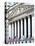 The New York Stock Exchange Building, Wall Street, Manhattan, NYC, White Frame-Philippe Hugonnard-Stretched Canvas