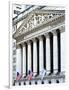 The New York Stock Exchange Building, Wall Street, Manhattan, NYC, White Frame-Philippe Hugonnard-Framed Art Print