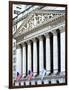 The New York Stock Exchange Building, Wall Street, Manhattan, NYC, White Frame-Philippe Hugonnard-Framed Art Print