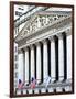 The New York Stock Exchange Building, Wall Street, Manhattan, NYC, White Frame-Philippe Hugonnard-Framed Art Print