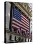 The New York Stock Exchange, Wall Street, Manhattan, New York City, New York, USA-Amanda Hall-Stretched Canvas