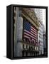 The New York Stock Exchange, Wall Street, Manhattan, New York City, New York, USA-Amanda Hall-Framed Stretched Canvas