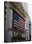 The New York Stock Exchange, Wall Street, Manhattan, New York City, New York, USA-Amanda Hall-Stretched Canvas