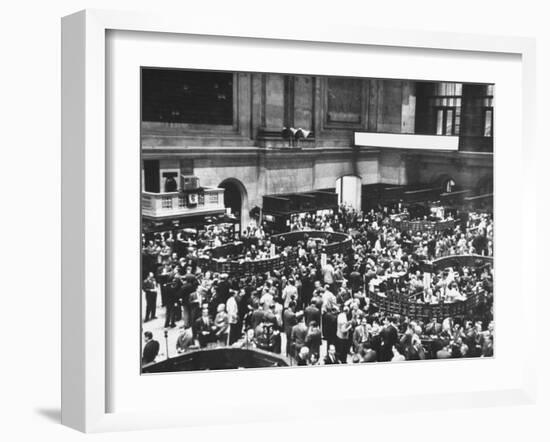 The New York Stock Exchange-Andreas Feininger-Framed Photographic Print