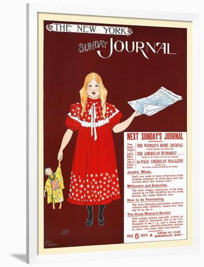 The New York Sunday Journal-Ernest Haskell-Framed Art Print