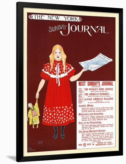 The New York Sunday Journal-Ernest Haskell-Framed Art Print