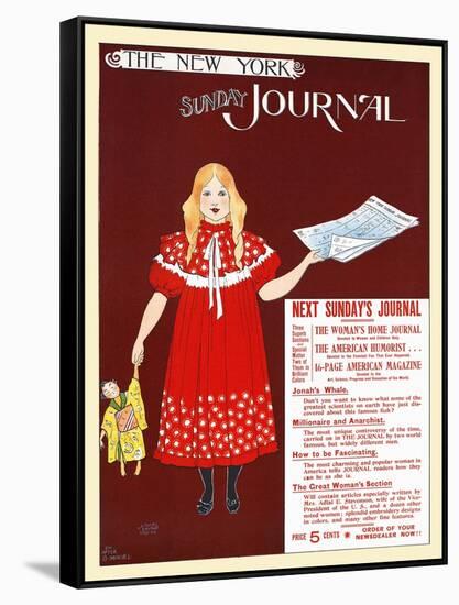 The New York Sunday Journal-Ernest Haskell-Framed Stretched Canvas