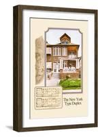 The New York Type Duplex-Geo E. Miller-Framed Art Print