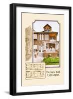 The New York Type Duplex-Geo E. Miller-Framed Art Print