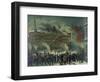 The New-York "World Building" Fire-null-Framed Giclee Print