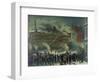 The New-York "World Building" Fire-null-Framed Giclee Print