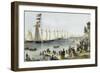 The New York Yacht Club Regatta, 1869-Currier & Ives-Framed Giclee Print