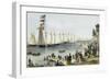 The New York Yacht Club Regatta, 1869-Currier & Ives-Framed Giclee Print