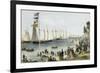 The New York Yacht Club Regatta, 1869-Currier & Ives-Framed Giclee Print