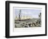 The New York Yacht Club Regatta, Pub. Currier and Ives, 1869-null-Framed Giclee Print