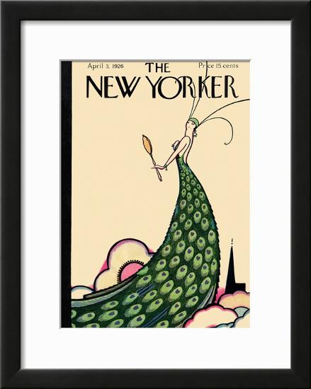 The New Yorker Cover - April 3, 1926-Rea Irvin-Framed Giclee Print