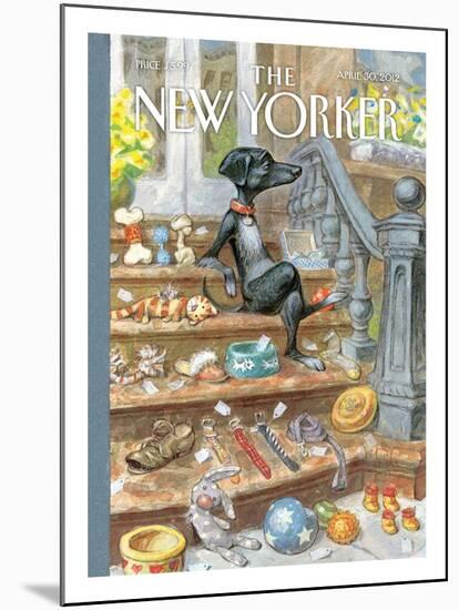 The New Yorker Cover - April 30, 2012-Peter de Sève-Mounted Print