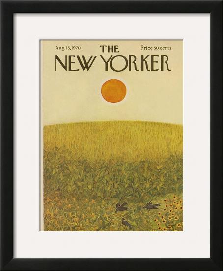 The New Yorker Cover - August 15, 1970-Ilonka Karasz-Framed Giclee Print