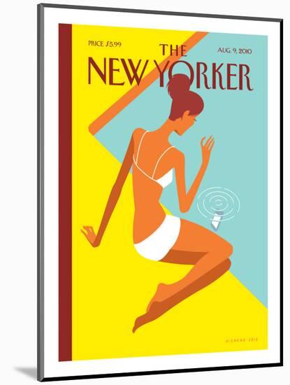 The New Yorker Cover - August 9, 2010-Christoph Niemann-Mounted Print