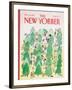 The New Yorker Cover - December 18, 1989-Susan Davis-Framed Premium Giclee Print