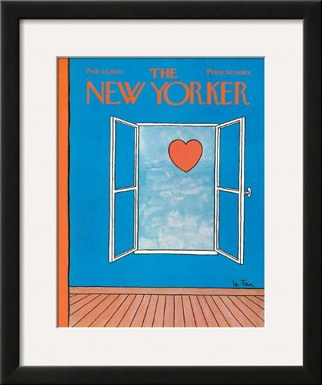 The New Yorker Cover - February 14, 1970-Pierre LeTan-Framed Giclee Print