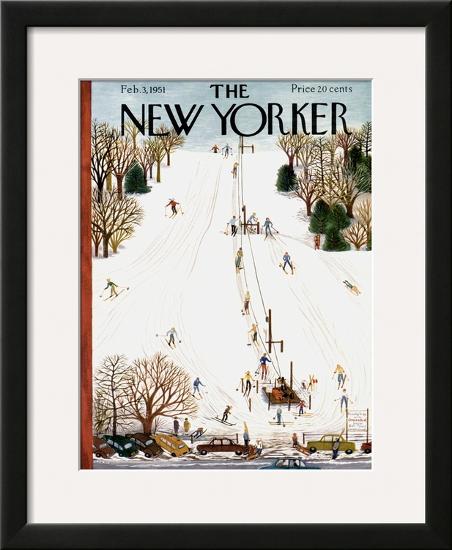 The New Yorker Cover - February 3, 1951-Ilonka Karasz-Framed Giclee Print